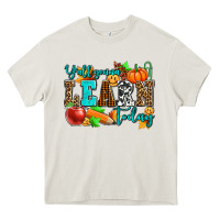 Cream y'all gonna learn today pumpkin and pen Heavy Core Tee - AdoDesignShop