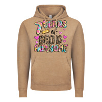 Vintage Coffee 7 years of being awesome Vintage Hoodie - MaliasSmallBusiness