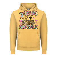 7 Years Of Being Awesome Vintage Hoodie | Teevron