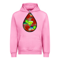 Fuchsia Pink mexican teardrop  4 Urban Hoodie - BundleAndBundleShop