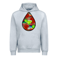 Heather Grey mexican teardrop  4 Urban Hoodie - BundleAndBundleShop