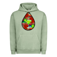 Pigment Oil Green mexican teardrop  4 Urban Hoodie - BundleAndBundleShop