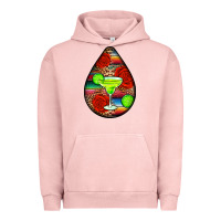 Pigment Salmon mexican teardrop  4 Urban Hoodie - BundleAndBundleShop