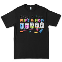 Battery Life Of A Wife & Mom Premium Tee | Teevron