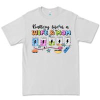Dove Grey battery life of a wife & mom Premium Tee - JahusDesignShop