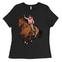 Black cowgirl Ladies Tee - Artiststas