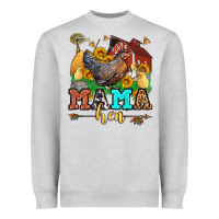 Heather Grey mama hen Heavyweight Sweatshirt - LillyAllenDesigns