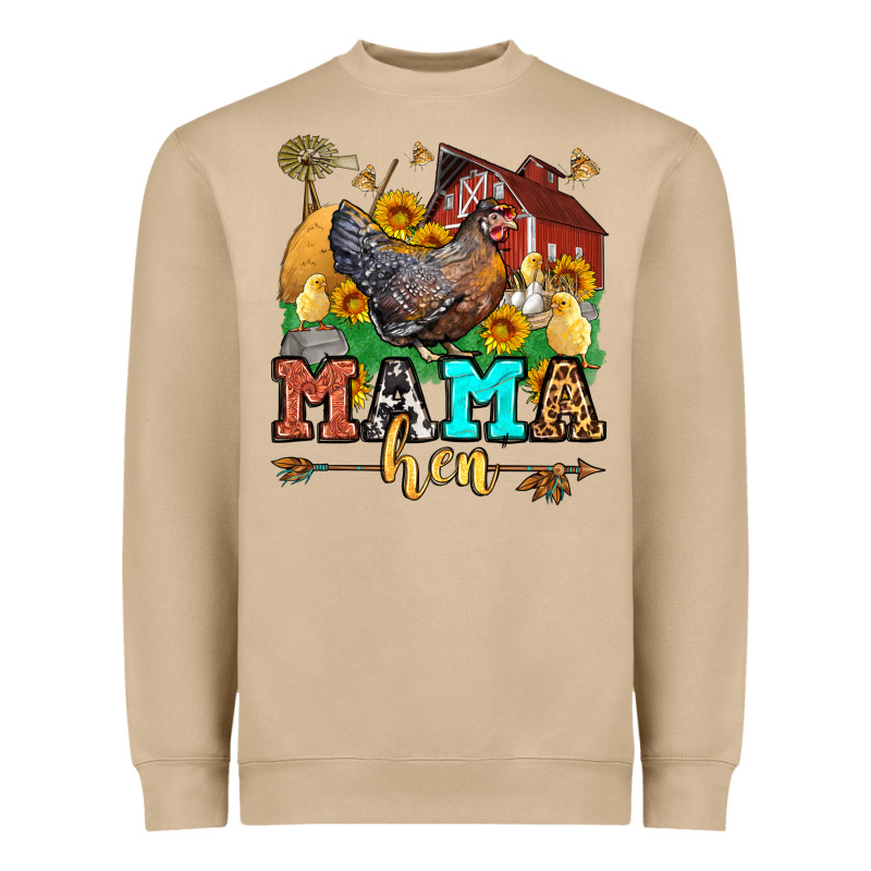 Mama Hen Heavyweight Sweatshirt by LillyAllenDesigns | Teevron