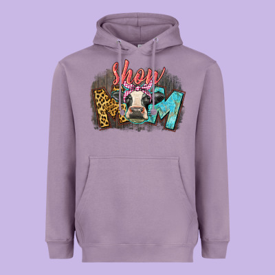 Show Mom Cow Heavyweight Hoodie Designed By Cowgirlartshop