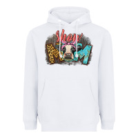 White Show mom cow Heavyweight Hoodie - CowGirlArtShop