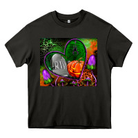 Asphalt halloween heart mouse pad Heavy Core Tee - BundleAndBundleShop