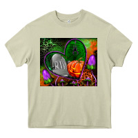 Mossy halloween heart mouse pad Heavy Core Tee - BundleAndBundleShop