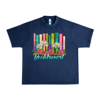 Navy booktrovert Urban Heavy Tee - NancyCooperArtShop