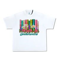 White booktrovert Urban Heavy Tee - NancyCooperArtShop