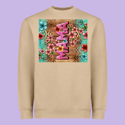 Floral Mama Heavyweight Sweatshirt Designed By Lillyallendesigns