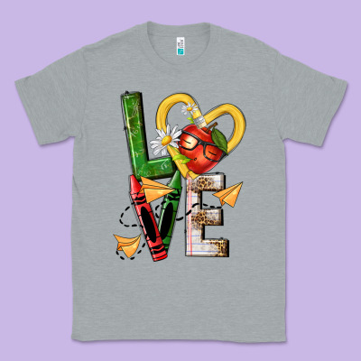 Teacher Love Nca Classic Tee Designed By Nancycooperartshop