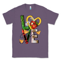 Lavender teacher love nca Classic Tee - NancyCooperArtShop
