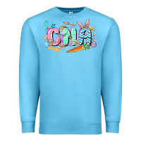 Ocean Blue Easter CNA  Easter Day Premium Sweatshirt - CowGirlArtShop