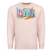 Pale Pink Easter CNA  Easter Day Premium Sweatshirt - CowGirlArtShop