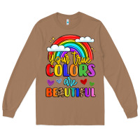Toasted Coconut name vibrant positivity rainbow art Long Sleeve Tee - LillyAllenDesigns