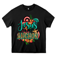 Black jesus is my anchor Heavy Core Tee - Jasminsmagicworld