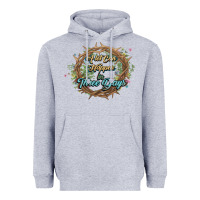 Heather Grey Crown of thorns Easter Day Heavyweight Hoodie - HowdyJamesFarm