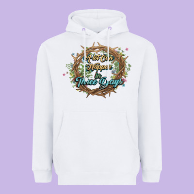 Crown Of Thorns Easter Day Heavyweight Hoodie Designed By Howdyjamesfarm