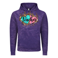 Cloud Purple heart teacher Vintage Hoodie - MaliasSmallBusiness