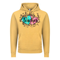 Heart Teacher Vintage Hoodie | Teevron