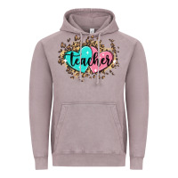 Vintage Zinc heart teacher Vintage Hoodie - MaliasSmallBusiness