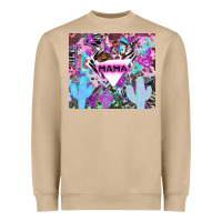 Mushroom mama cowboy western animal pattern neon Heavyweight Sweatshirt - LillyAllenDesigns