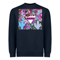Mama Cowboy Western Animal Pattern Neon Heavyweight Sweatshirt | Teevron