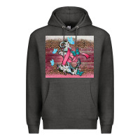 Charcoal Heather cancer awareness anchor Premium Hoodie - CowGirlArtShop