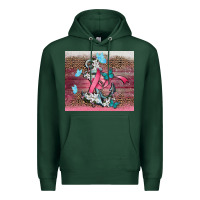 Sports Green cancer awareness anchor Premium Hoodie - CowGirlArtShop