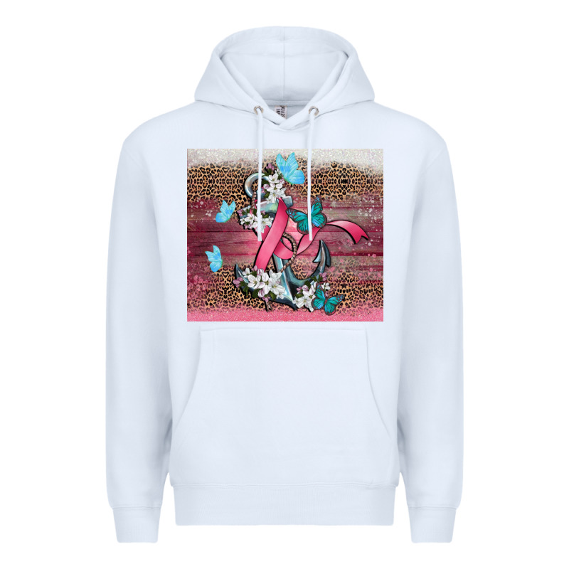 Cancer Awareness Anchor Premium Hoodie by CowGirlArtShop | Teevron