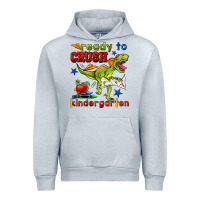 Heather Grey ready to crush kindergarten Urban Hoodie - BundleAndBundleShop