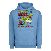 Pigment Pebble Blue ready to crush kindergarten Urban Hoodie - BundleAndBundleShop