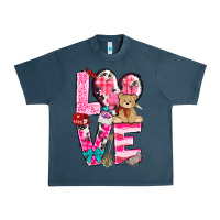 Midnight Navy love valentines day Urban Heavy Tee - NancyCooperArtShop