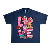 Navy love valentines day Urban Heavy Tee - NancyCooperArtShop