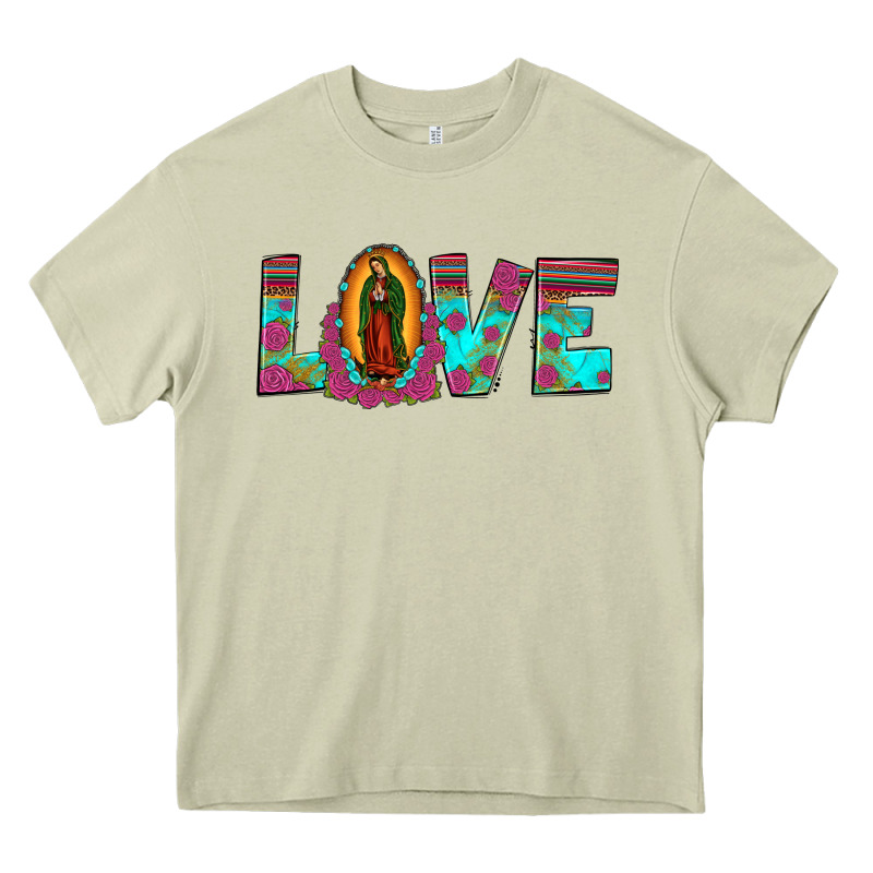 Love Our Lady Of Guadalupe Heavy Core Tee by JahusDesignShop | Teevron
