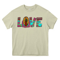 Mossy love our lady of guadalupe Heavy Core Tee - JahusDesignShop