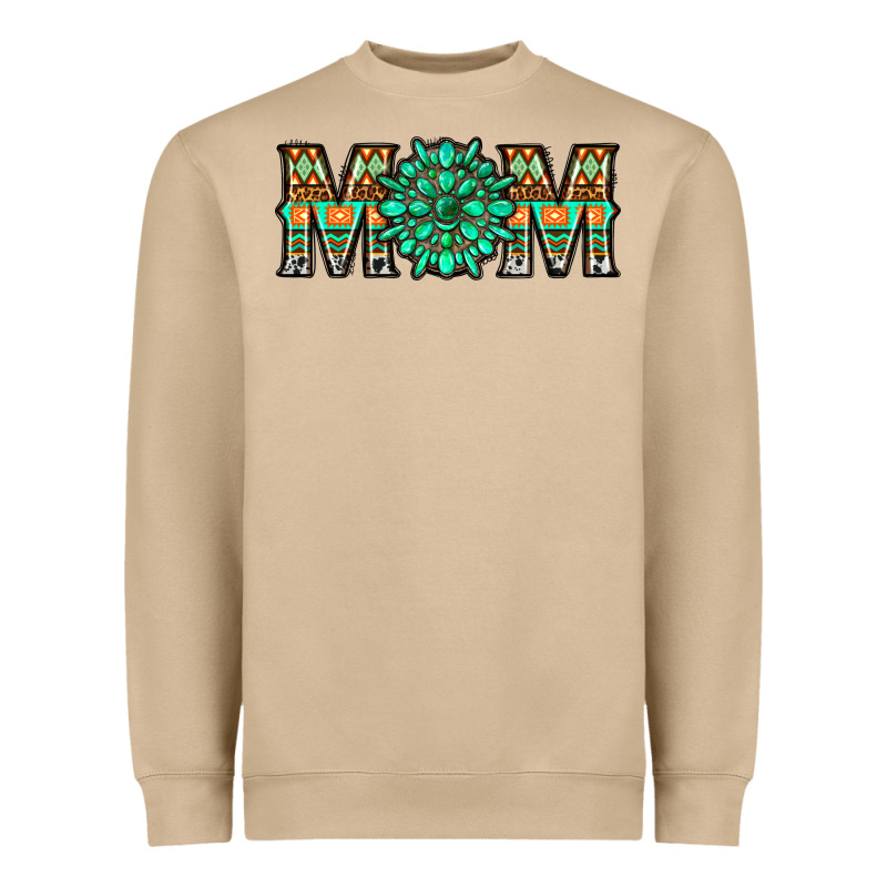 Gemstone Aztec Mom Heavyweight Sweatshirt by LillyAllenDesigns | Teevron