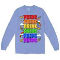Colony Blue rainbow pride celebration Long Sleeve Tee - LillyAllenDesigns