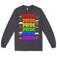 Smoke rainbow pride celebration Long Sleeve Tee - LillyAllenDesigns