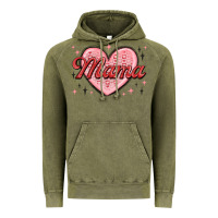 Vintage Olive mama valentines Vintage Hoodie - MaliasSmallBusiness