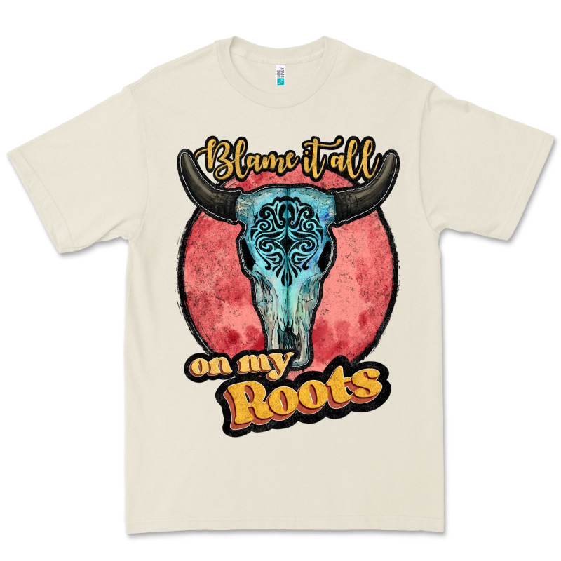 Blame It All On My Roots White Premium Tee by JahusDesignShop | Teevron