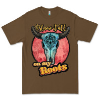 Cacao blame it all on my roots white Premium Tee - JahusDesignShop