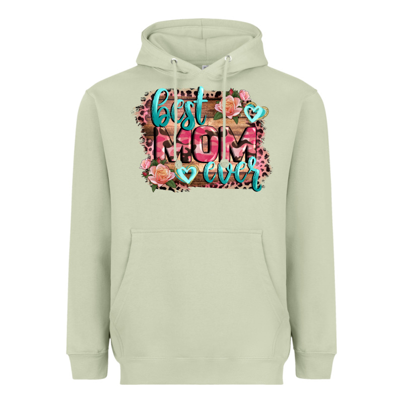 Best Mom Ever Mother's Day Heavyweight Hoodie by CowGirlArtShop | Teevron