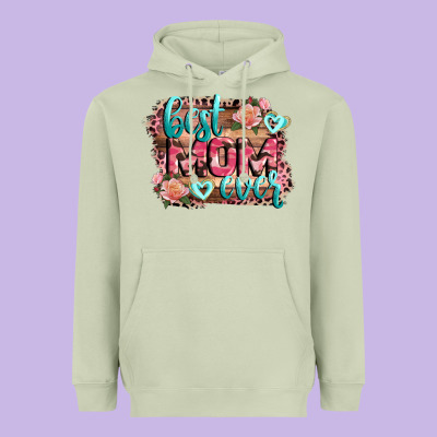 Best Mom Ever Mother's Day Heavyweight Hoodie Designed By Cowgirlartshop