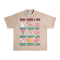 French Oak god says i am nurse Urban Heavy Tee - MaliasSmallBusiness